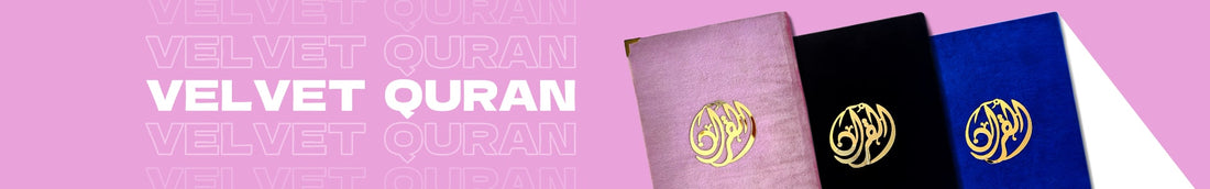 Velvet Rainbow Quran Set (with Cover)