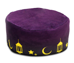 Purple Moon Star Prayer Cap