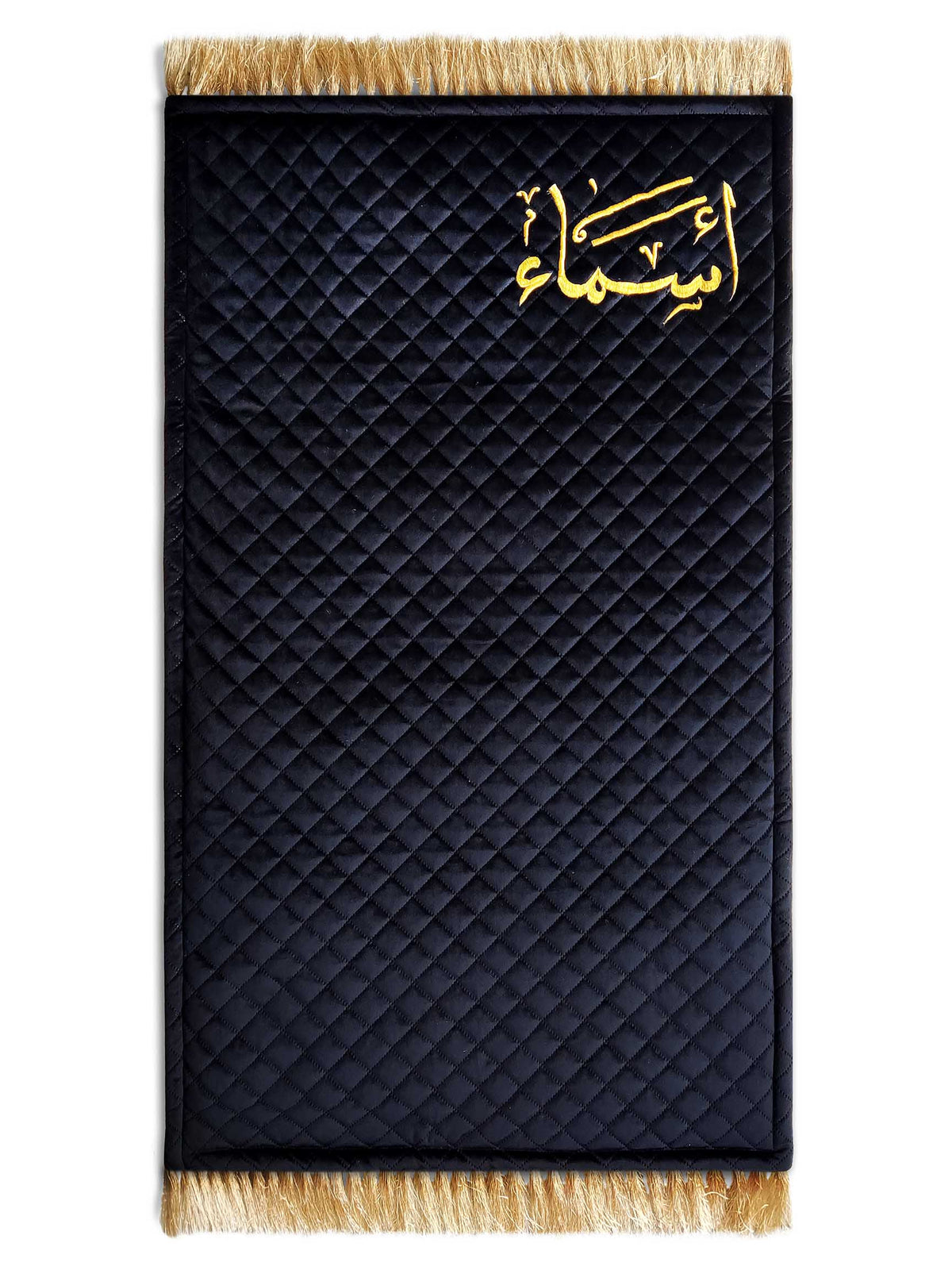 Personalized Embroidered Prayer Mat - Onyx