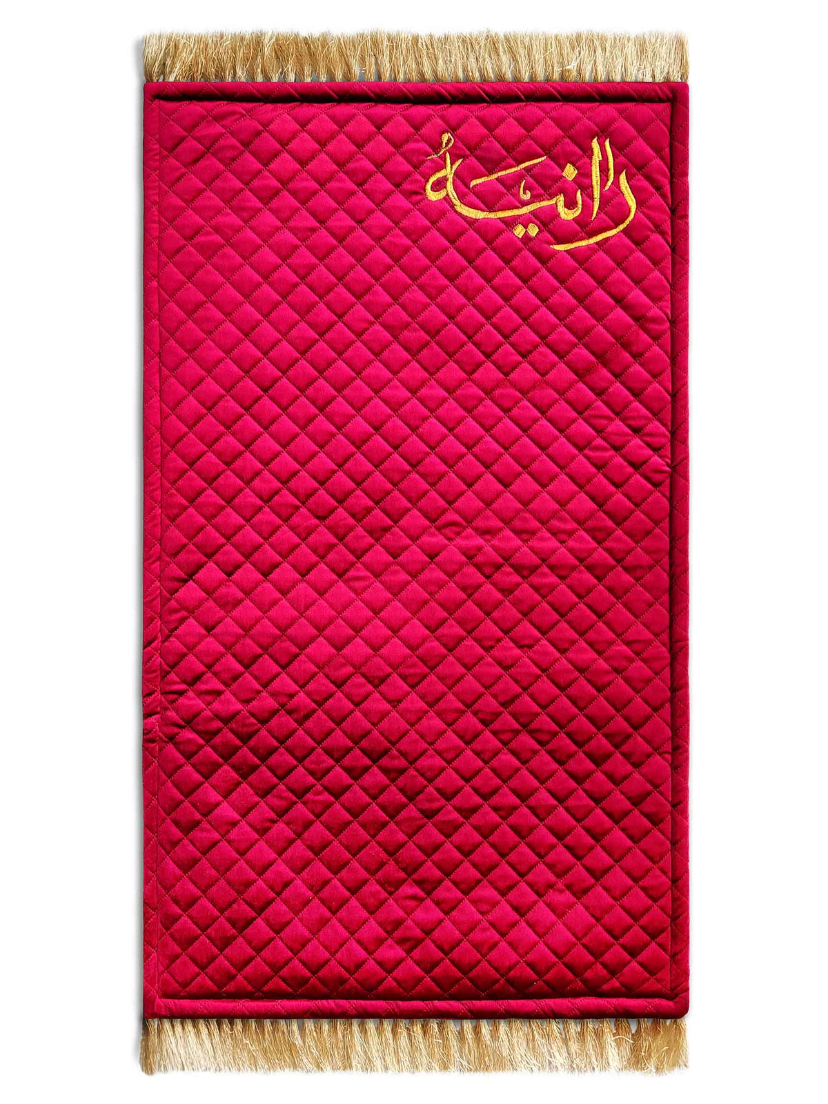 Personalized Embroidered Prayer Mat - Ruby