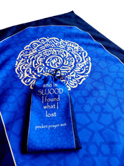 Arch of Faith (Blue) Pocket Prayer Mat (Travel Janamaz)