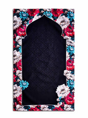 Midnight Bloom Pocket Prayer Mat (Travel Janamaz)