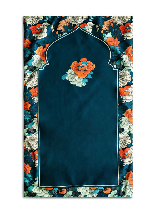 Floral Whispers Pocket Prayer Mat (Travel Janamaz)