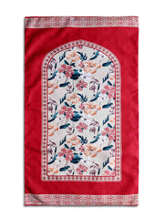 Amber Carnation Pocket Prayer Mat (Travel Janamaz)