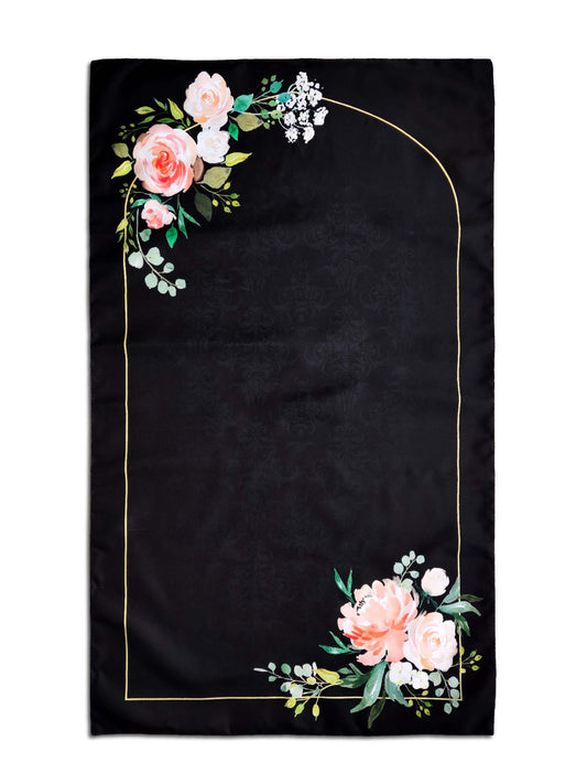 Dark Roses Pocket Prayer Mat (Travel Janamaz)