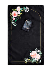 Dark Roses Pocket Prayer Mat (Travel Janamaz)