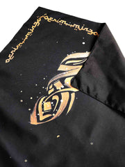 Rumi Pocket Prayer Mat - Black (Travel Janamaz)