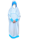 Load image into Gallery viewer, Light Blue Namaz Gown
