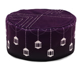 Load image into Gallery viewer, Purple Lanterns Prayer Cap