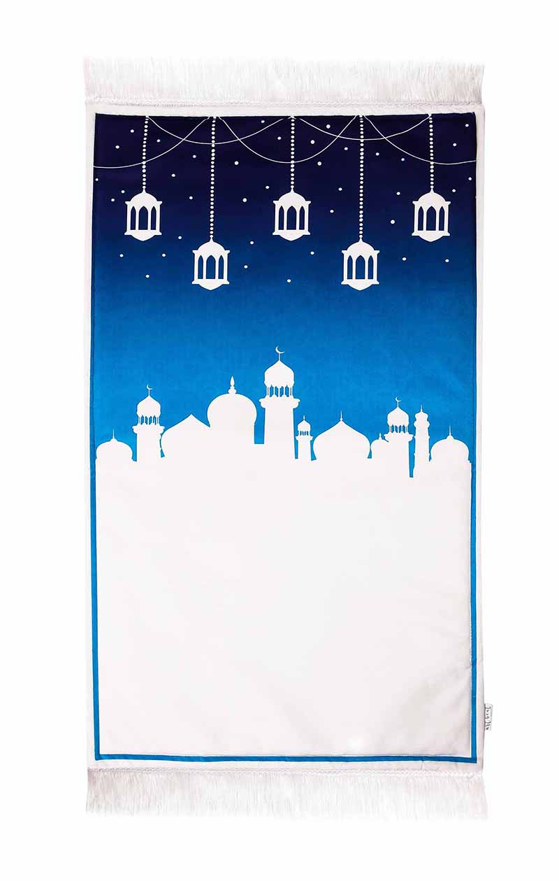 Blue skyline Prayer Mat