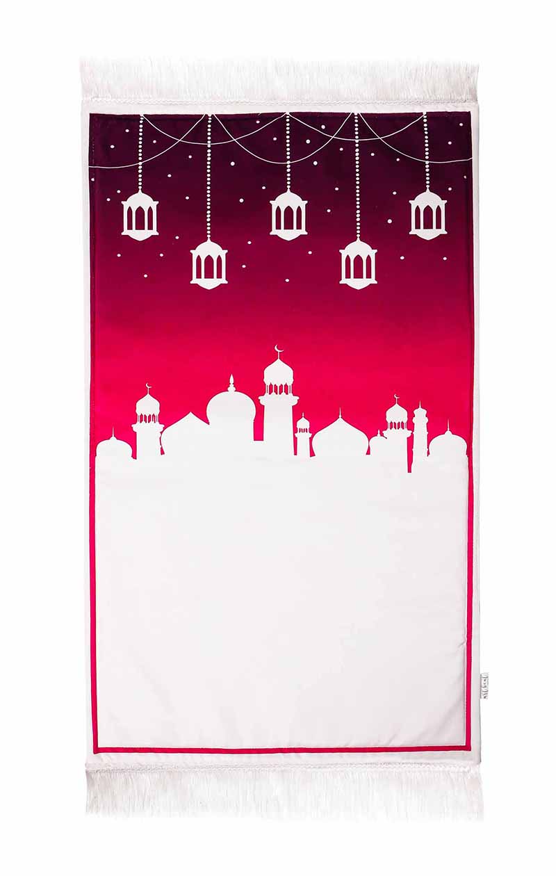 Pink Skyline Prayer Mat