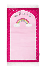 Pink Heavenly Rainbows Prayer Mat