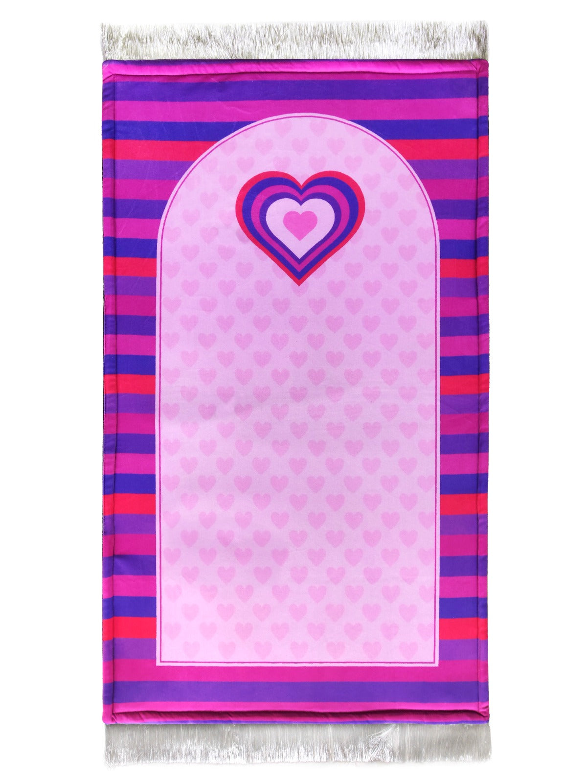 Violet Hearts Prayer Mat