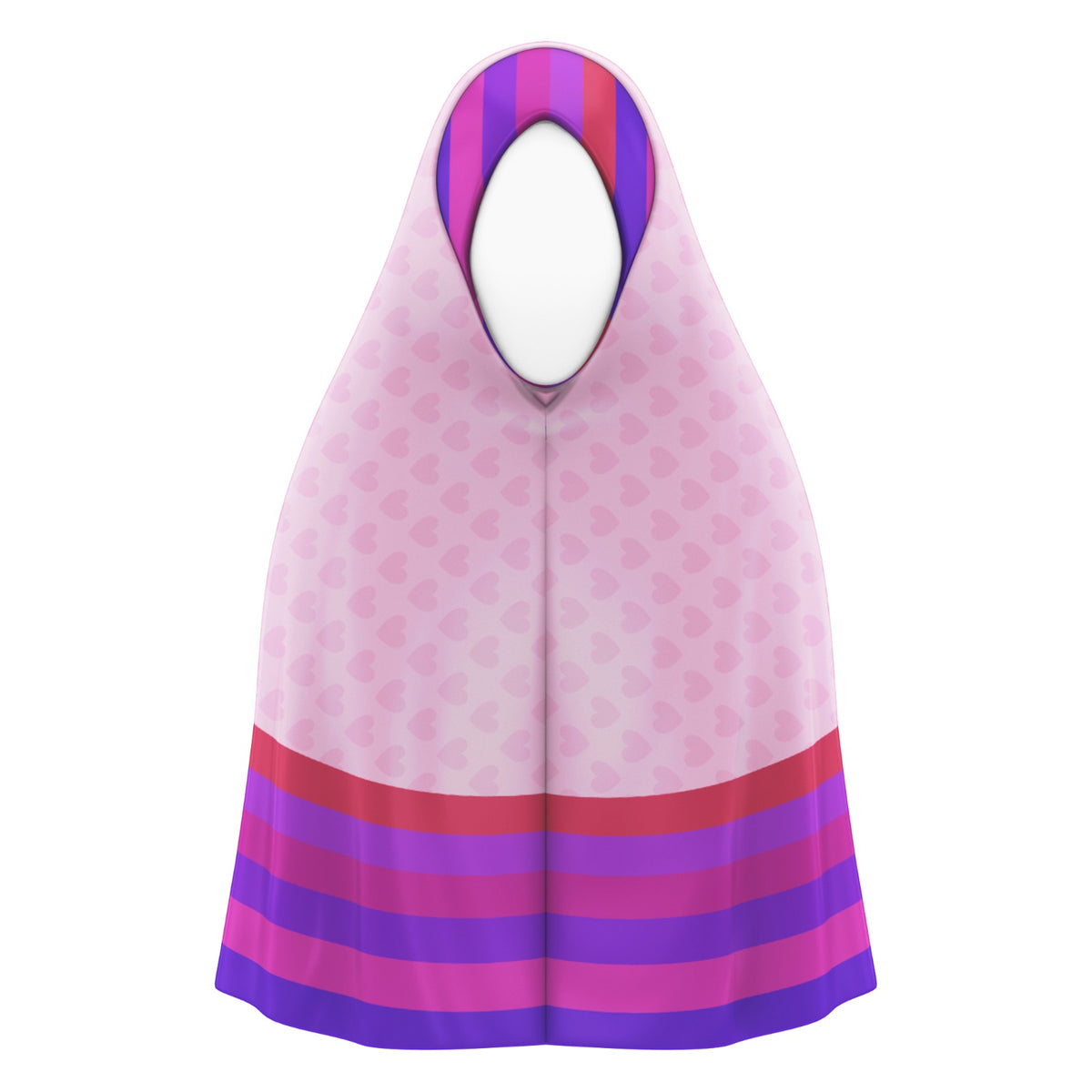 Violet Hearts Prayer Scarf