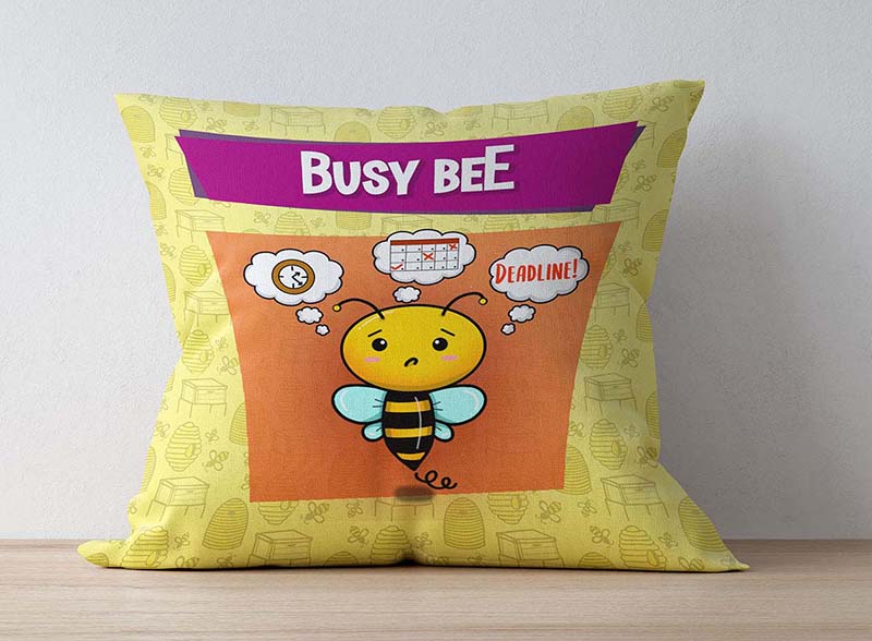 Busy Bee Cushion