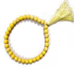 Sunny Yellow Prayer Beads (Tasbeeh)