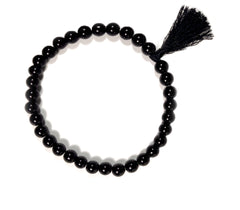 Pearl Black Prayer Beads