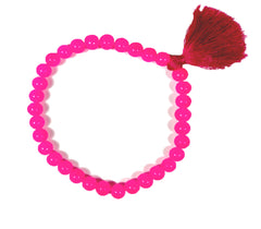 Bright Pink Prayer Beads