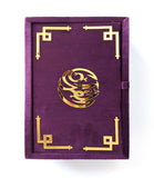 Load image into Gallery viewer, Purple Velvet Quran Set (with Box Stand)